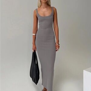 Princess Polly Charcoal Maxi Dress